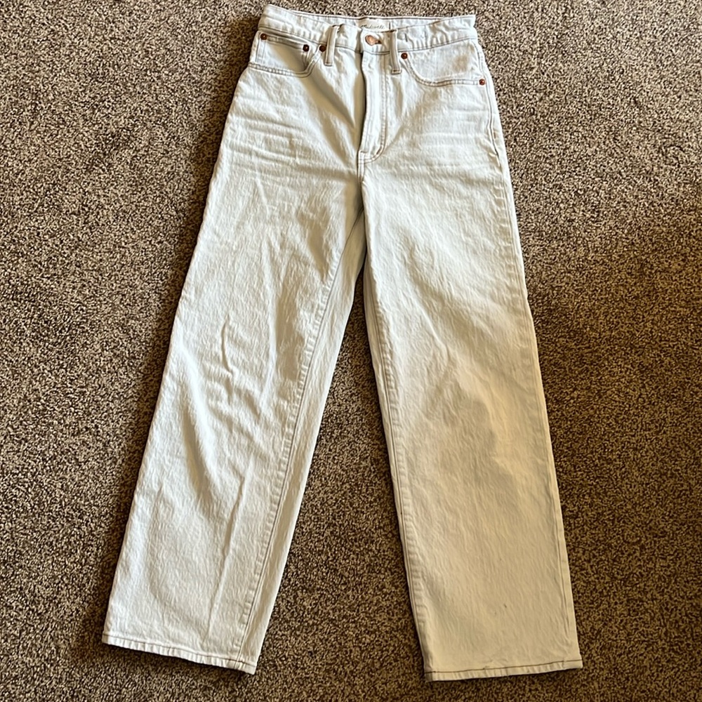Madewell Wide Leg Cropped Jean